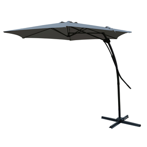 Ampelschirm Easy Push-Up Sonnenschirm Gartenschirm Anthrazit 3,50m 