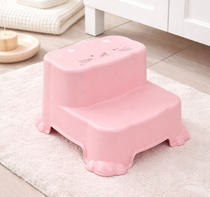Kinder Tritthocker Trittstufe Hocker Kunststoff Pink rutschfest