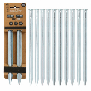 10 x Zelt-Heringe aus Stahl, robuste Erdn�gel f�r Camping und Outdoor