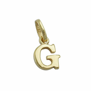 schlichter kleiner Buchstabenanhnger gold 375 Anhnger, Buchstabe G, 9 Kt GOLD 