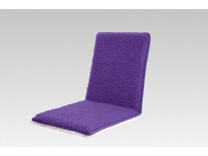 Doppelstuhlkissen Sitzkissen mit Lehne violett 80 x 37 cm Schurwolle