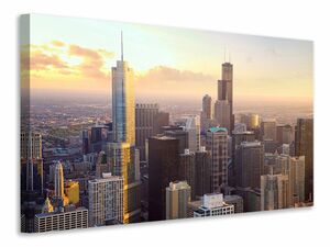 Leinwandbild Skyline Chicago
