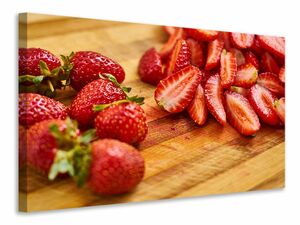 Leinwandbild Ssse Erdbeeren