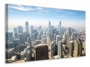 Leinwandbild Wolkenkratzer Chicago
