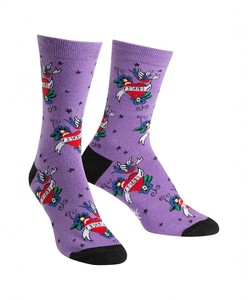 Sock it to me - I love Mom - lustige Damen Socken mit Herzen love Mom Gr.39-42 One Size
