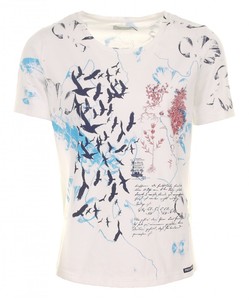 Piece of blue Damen Shirt Sommerdruck - Nachfolger von Blue Willis Gr.M, Gr.L, Gr.XL, Gr.XXL