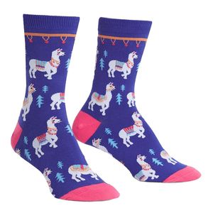 Sock it to me - Damen Socken - Como Te Llamas? - lustige Damen Socken Lama - wie leckst Du? Gr.36-42 One Size