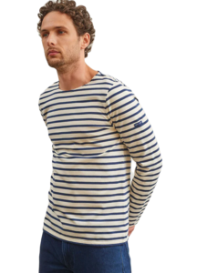 Saint James Herren Shirt dnn gestreift 100% Baumwolle Gr.M, Gr.L, Gr.XL, Gr.XXL, Gr.3XL, Gr.4XL