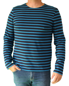 Saint James Herren Shirt gestrickt Meridien Moderne 6870 gestreift 100% Baumwolle Gr.M, Gr.L, Gr.XL, Gr.XXL, Gr.3XL, Gr.4XL