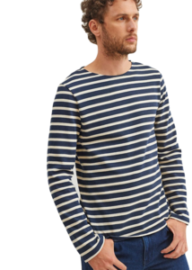 Saint James Herren Shirt gestrickt Meridien Moderne 6870 gestreift 100% Baumwolle Gr.M, Gr.L, Gr.XL, Gr.XXL, Gr.3XL, Gr.4XL