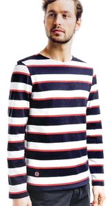 Saint James Unisexn Shirt Jersey maritime Streifen dick 100% Baumwolle Gr.M, Gr.L, Gr.XL, Gr.XXL