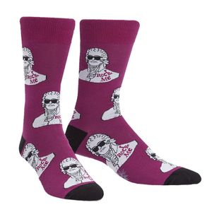 Sock it to me - Relativeley Cool - lustige Unisex Musik Socken, mit Mozart Rock me Amadeus Gr.42-47 One Size rot