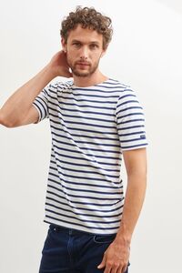 Saint James Herren Shirt dnnes Jersey Baumwolle Bretagne Shirt Gr.M, Gr.L, Gr.XL, Gr.XXL, Gr. XXXL