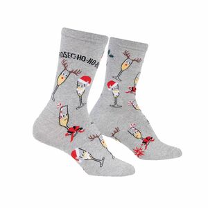 Sock it to me - Damen Socken -  Prosec ho ho ho Weihnachten Damen Socken Gr.36-42 One Size