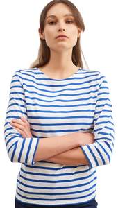 Saint James Da. Bretagne Shirt 3/4 Arm d�nn 100% gek�mmte Baumwolle 