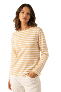 Saint James Da. Shirt gestrickt maritime Streifen Bretagne Shirt