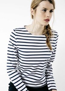 Saint James Da. Bretagne Shirt Gr. 38 bis Gr. 48