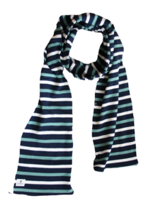 Mousqueton Schal Baumwolle mehrfarbig gestreift 160 x 20cm Einheitsgre 