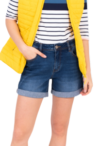 Brakeburn Damen Jeanshose kurz