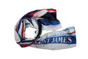 Saint James dnner Schal 68 cm x 180 cm Baumwolle Streifenmotiv