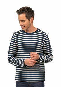 Saint James Herren Shirt gestrickt Hanvec 1098 gestreift 100% Baumwolle Gr.M, Gr.L, Gr.XL, Gr.XXL, Gr.3XL