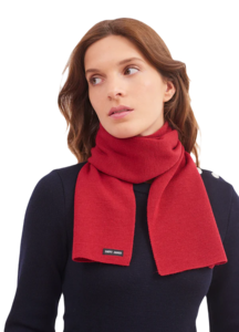 Saint James Schal Wollschal blau rot schwarzUnisex Einheitsgr��e 100% Wolle