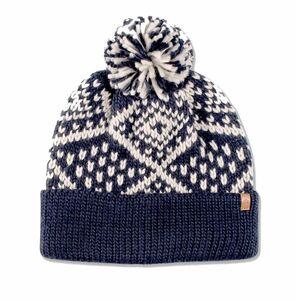 Brakeburn M�tze mit Bommel Norwegermuster Unisex Einheitsgr��e weich Bommelm�tze Winterm�tze