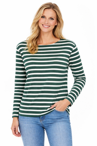 Red Green Damenshirt Claudia Frances Modal