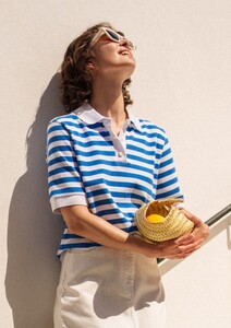 Saint James Da. Carola Polo-Shirt Baumwolle