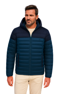 Mousqueton Herren Caban Jacke Amarig mit Kapuze Gr.XL, Gr. XXXL