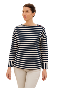 Mousqueton Damen Shirt Madalen Klassik Rundhals Schulterkn�pfe Gr.36, Gr.38, Gr.40, Gr.42, Gr.44, Gr.46