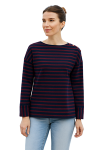 Mousqueton Damen Shirt Madalen Klassik Rundhals Schulterkn�pfe Gr.36, Gr.38, Gr.40, Gr.42, Gr.44, Gr.46