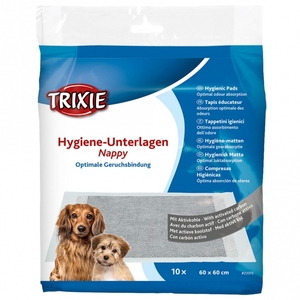 Trixie Hygiene-Unterlage Nappy mit Aktivkohle - 60 x 60 cm / 10 Stck