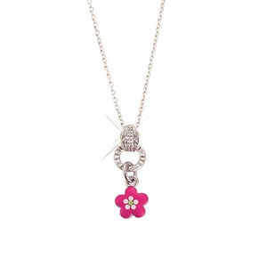 Scout Kinder Halskette Kette Silber Blume pink Girls M�dchen 261066200