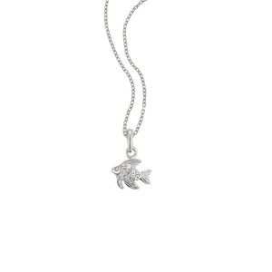 Scout Kinder Halskette Kette Silber Fisch Glitzer Mdchen 261085200