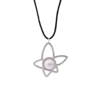 Misaki Damen Halskette Edelstahl LOTUS FLOWER QCRPLOTUSFLOWER