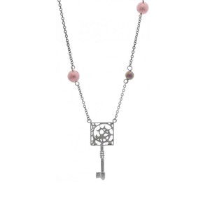 Misaki Damen Halskette Edelstahl JOSEPHINE KEY QCRPJOSEPHINEKEY