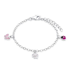Prinzessin Lillifee Kinder Kids Armband Bettel-Armband Silber PLFS/50 - 9082414