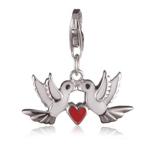 s.Oliver Jewel Damen Anhnger Charm Silber Tauben SOAKT/133 - 407175