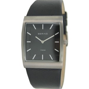 Bering Unisex Uhr Armbanduhr Slim Classic 11233-402 Leder