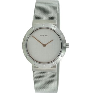 Bering Damen Uhr Armbanduhr Slim Classic - 10629-000 Meshband