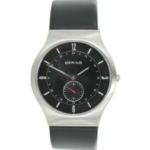 Bering Herren Uhr Armbanduhr Slim Classic - 11940-409 Lederband