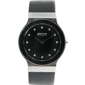 Bering Damen Uhr Armbanduhr Slim Ceramic - 32834-442 Leder