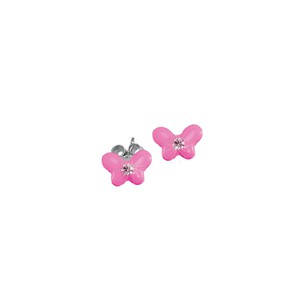 Scout Kinder Ohrringe Ohrstecker Silber Schmetterling rosa M�dchen 262157100