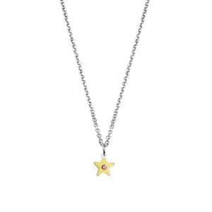 Scout Kinder Halskette Kette Silber Stern gelb Girls 261108200