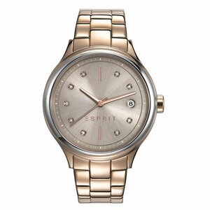 Esprit Damen Uhr Armbanduhr Caroline rosgold Edelstahl ES108552003