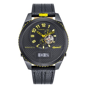 Ingersoll Herren Uhr Armbanduhr Automatik Bison N0.73 IN1716BBKY