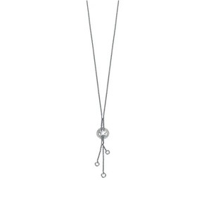 Esprit Damen Kette Collier Silber Zirkonia Star Dropper ESNL92246A400