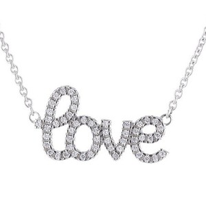Esprit Damen Kette Collier Silber Zirkonia Lucky Love ESNL92421A400