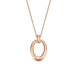 Esprit Damen Kette Edelstahl Ros� Organic Link ESNL13096C900